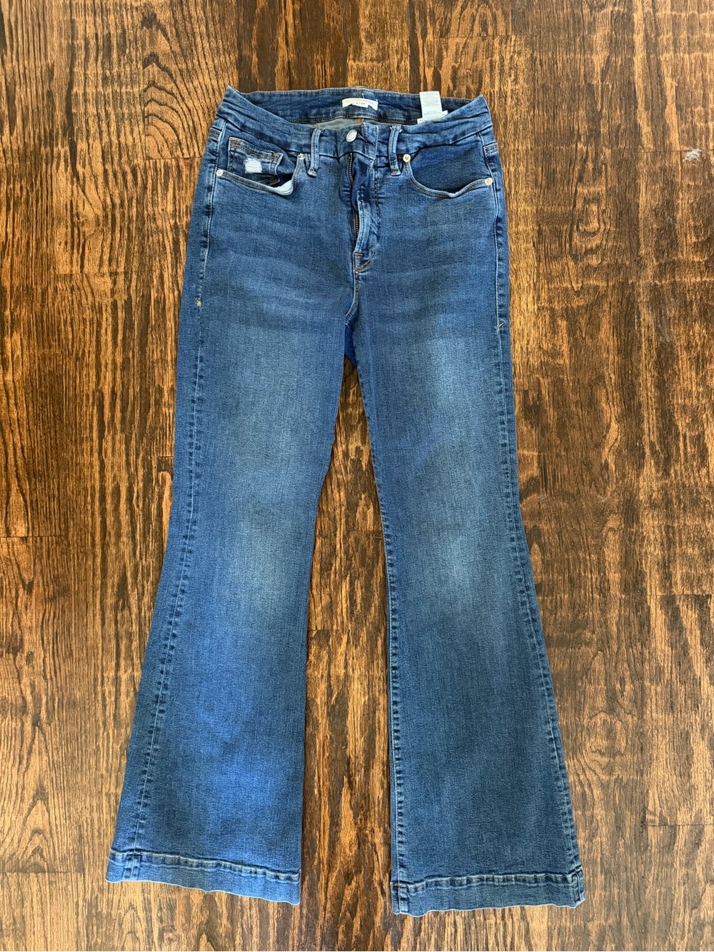 Good American Good Legs Flare Jeans size 8/29